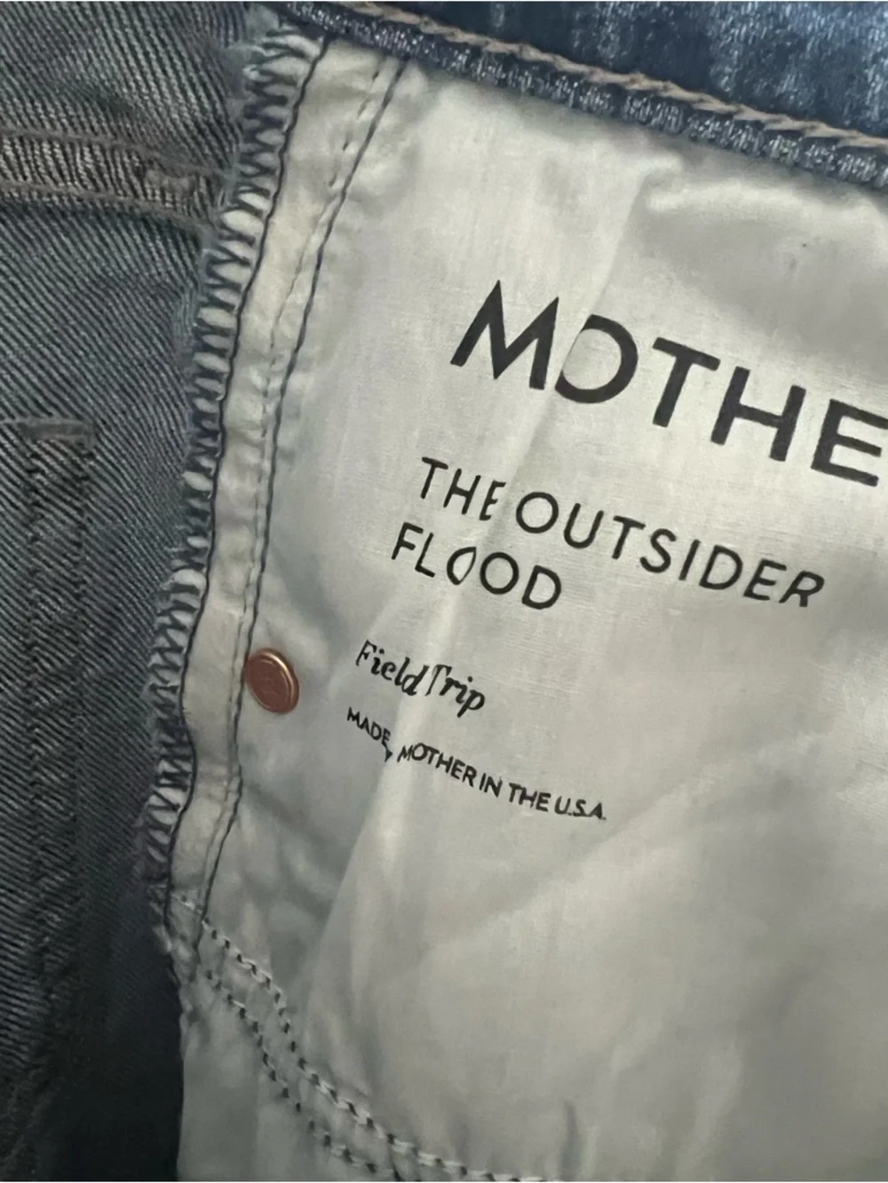 MOTHER Superior Denim Outsider Flood Jeans Field Trip 29 NWT - Picture 8 of 15